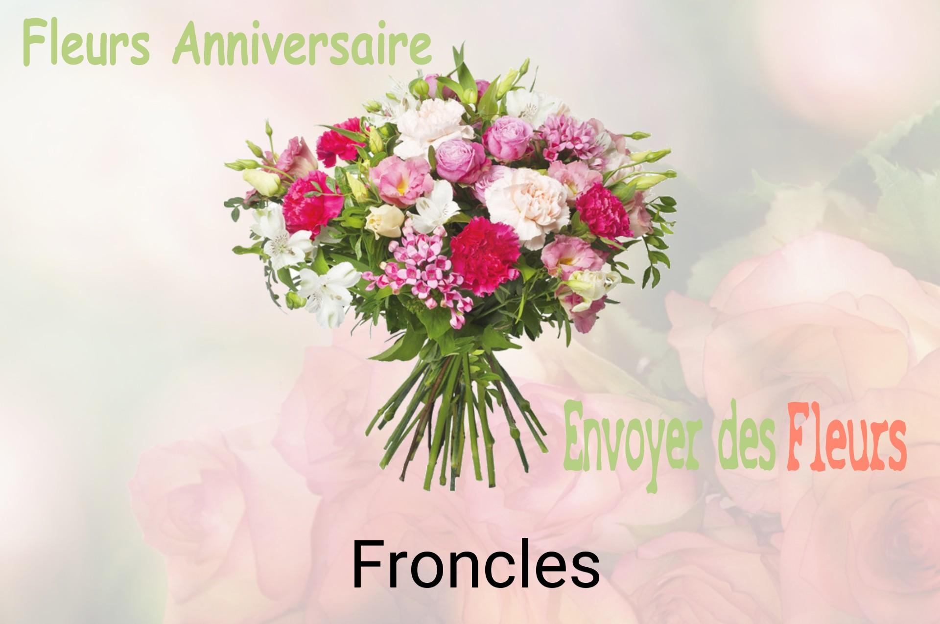 Bouquet de fleurs d’anniversaire livré à Froncles